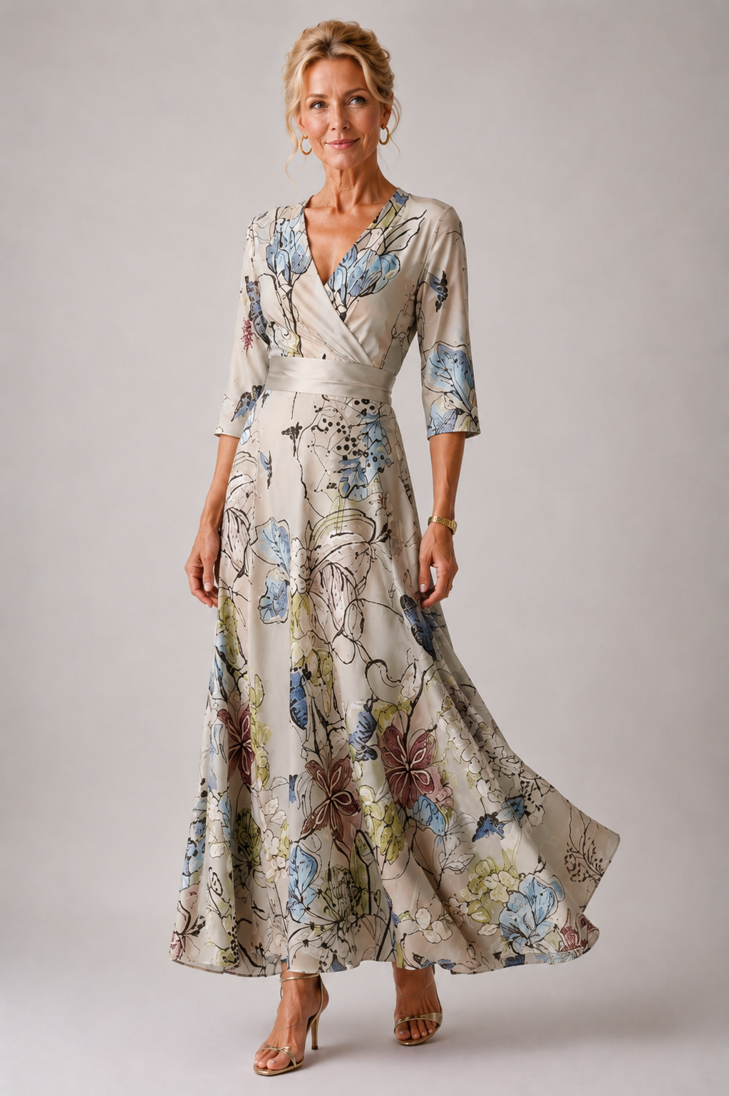 Ysa | Vestito Chic con Stampa Floreale