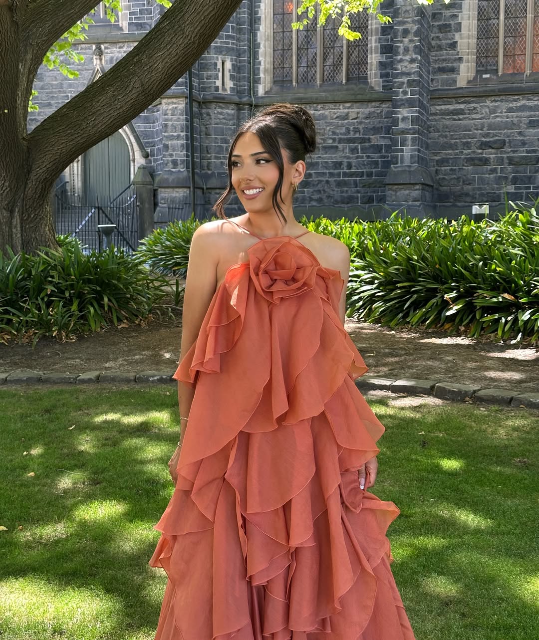 Bellina | Abito da Prom Maxi senza Maniche con Rouches per Donna