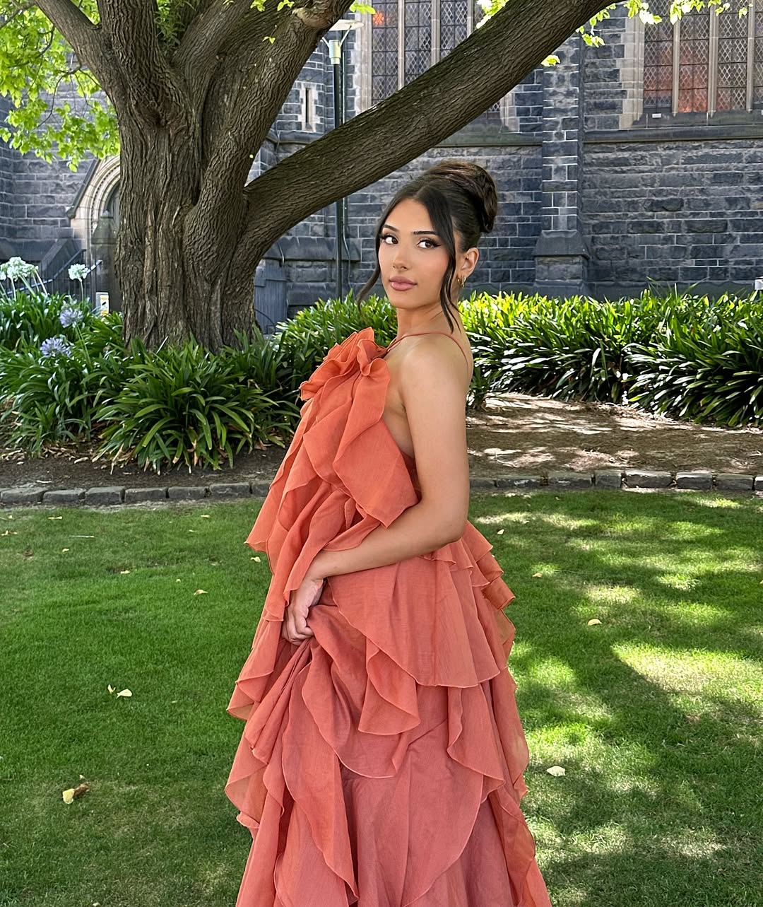 Bellina | Abito da Prom Maxi senza Maniche con Rouches per Donna