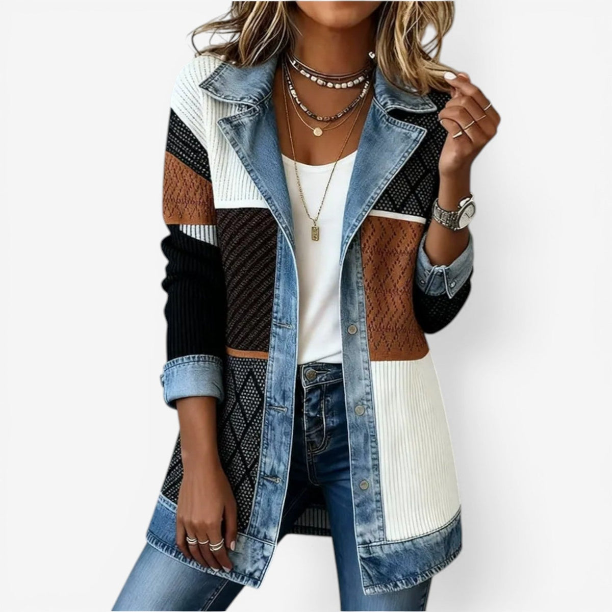 Elena | Giacca di denim confortevole