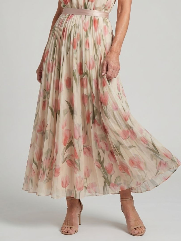 Veronica | Abito Midi con Scollo a Halter