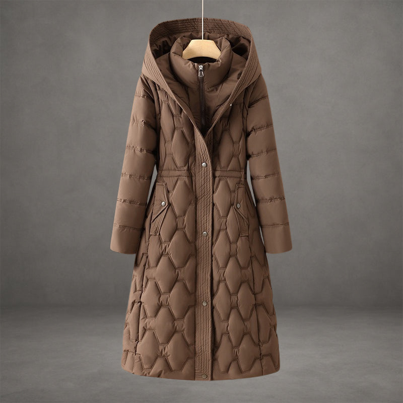 Lizza – Cappotto lungo imbottito con cappuccio