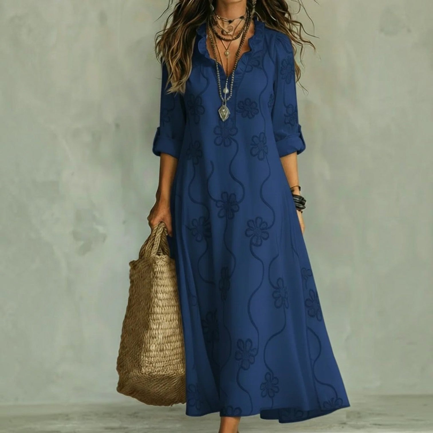 Sienna | Vestito estivo floreale che nasconde la pancia