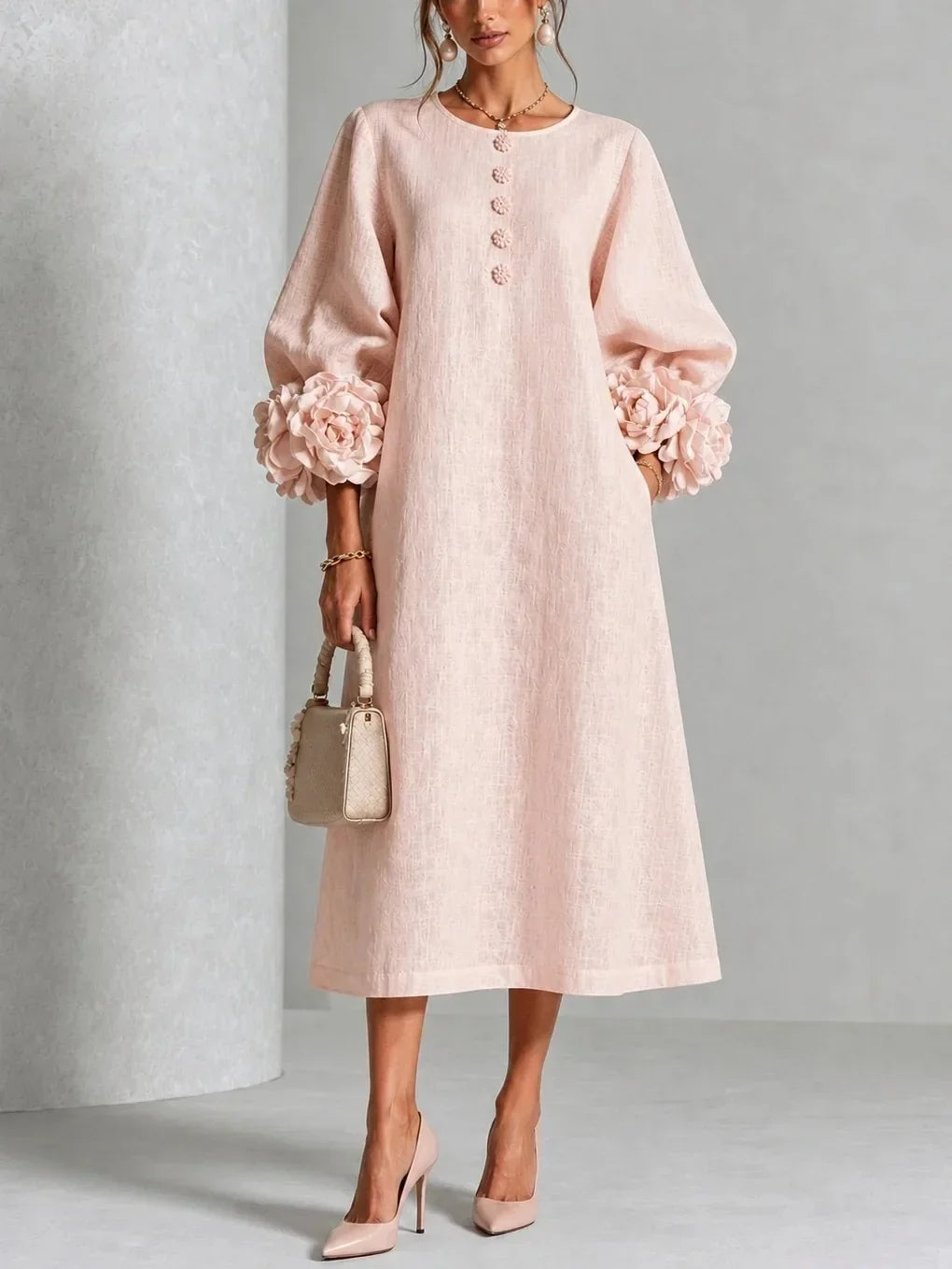 Rosalie | Vestito Floreale Midi