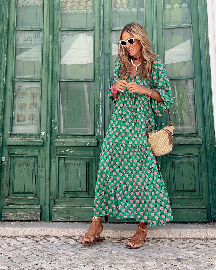Bellona | Abito Boho Lungo