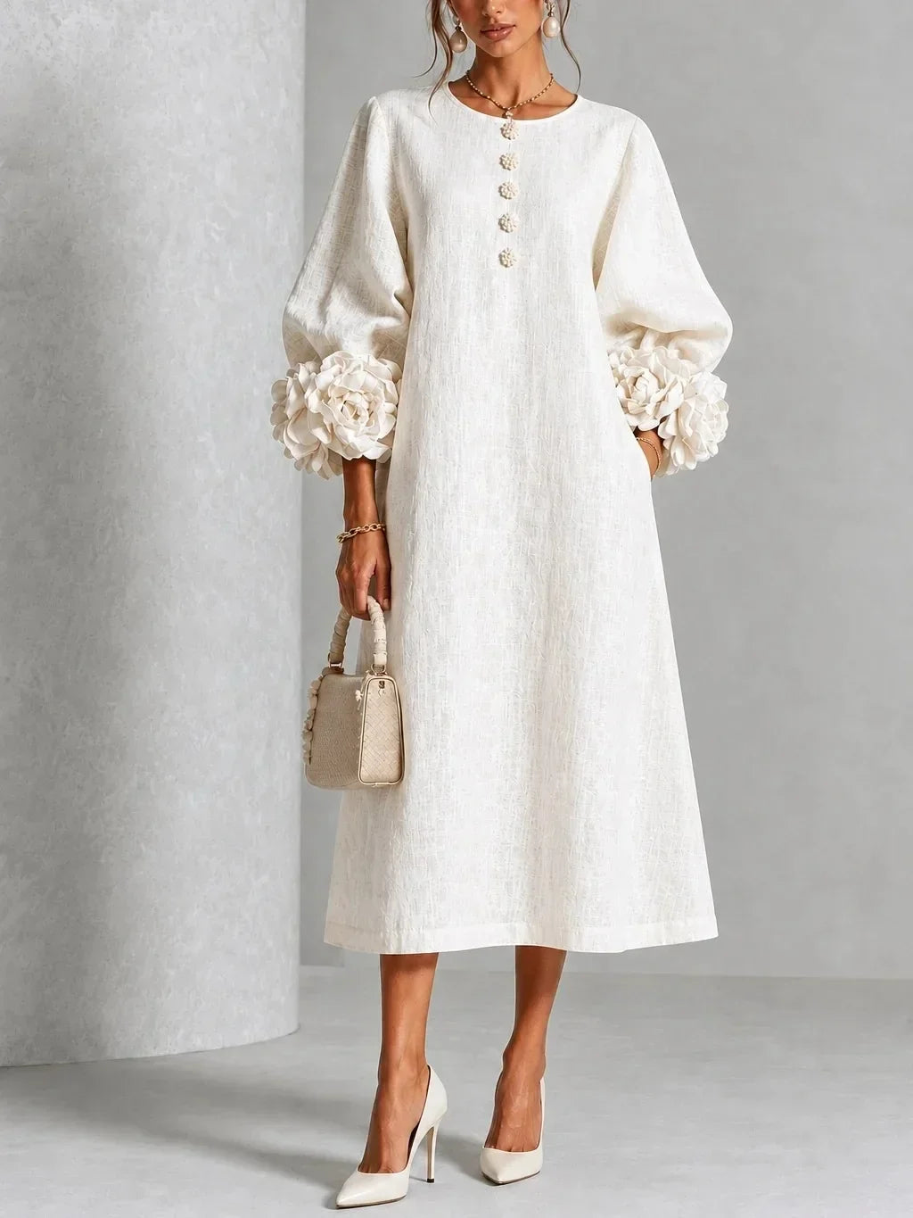 Rosalie | Vestito Floreale Midi
