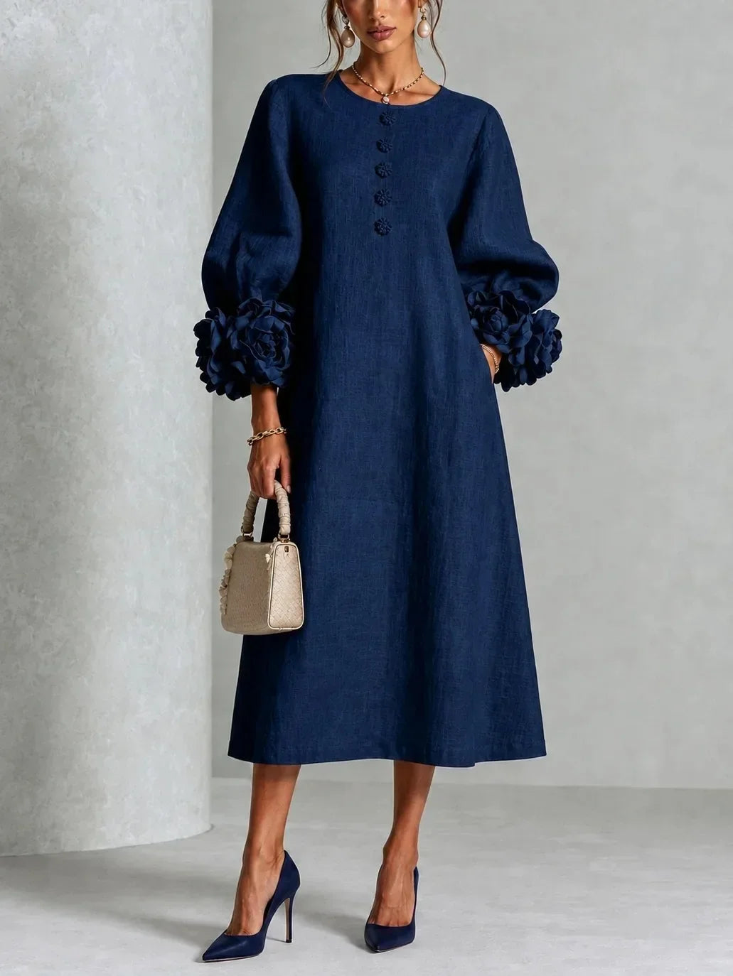 Rosalie | Vestito Floreale Midi