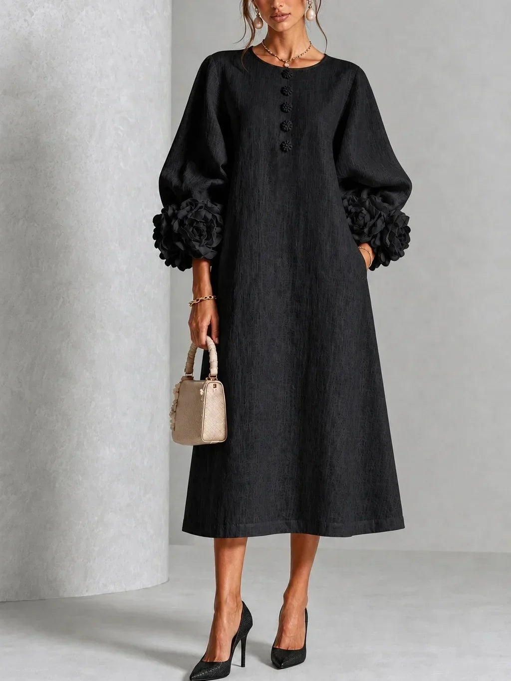 Rosalie | Vestito Floreale Midi