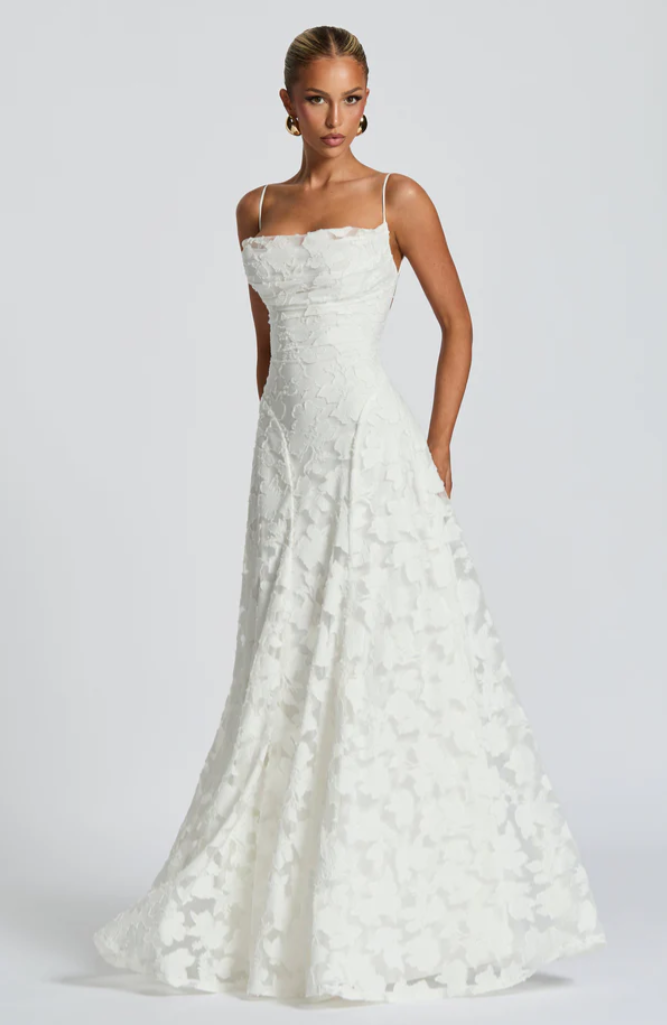 Sofia | Elegante Abito Maxi in Pizzo