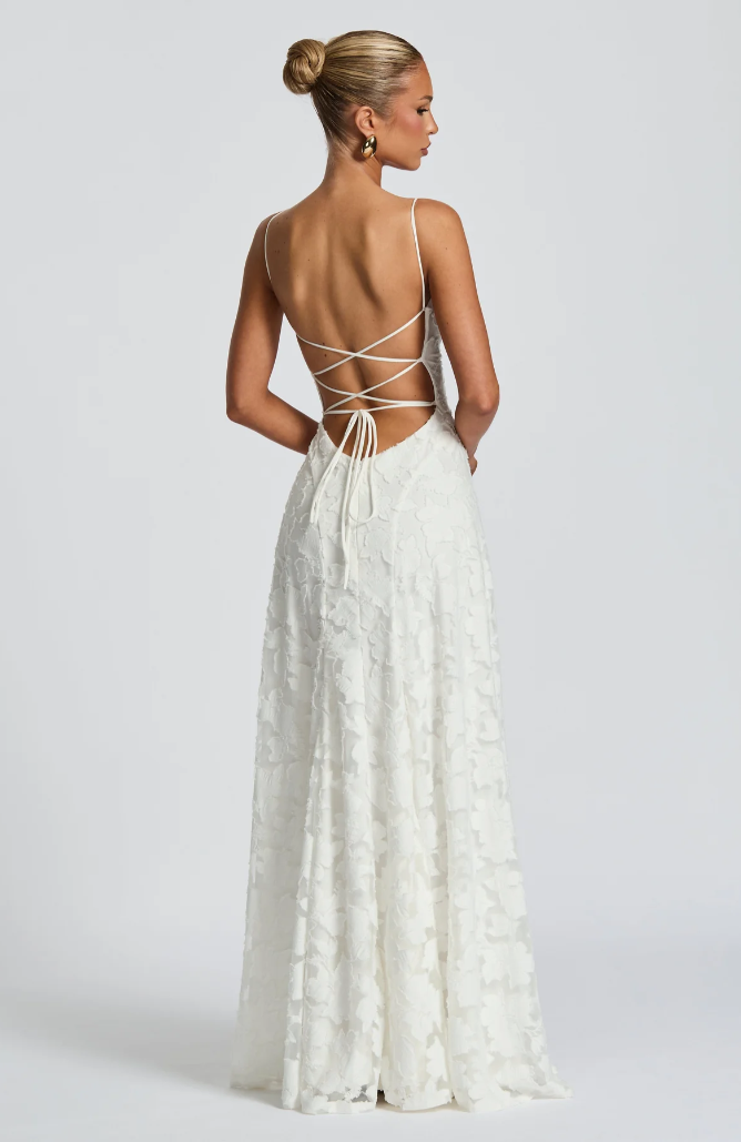 Sofia | Elegante Abito Maxi in Pizzo