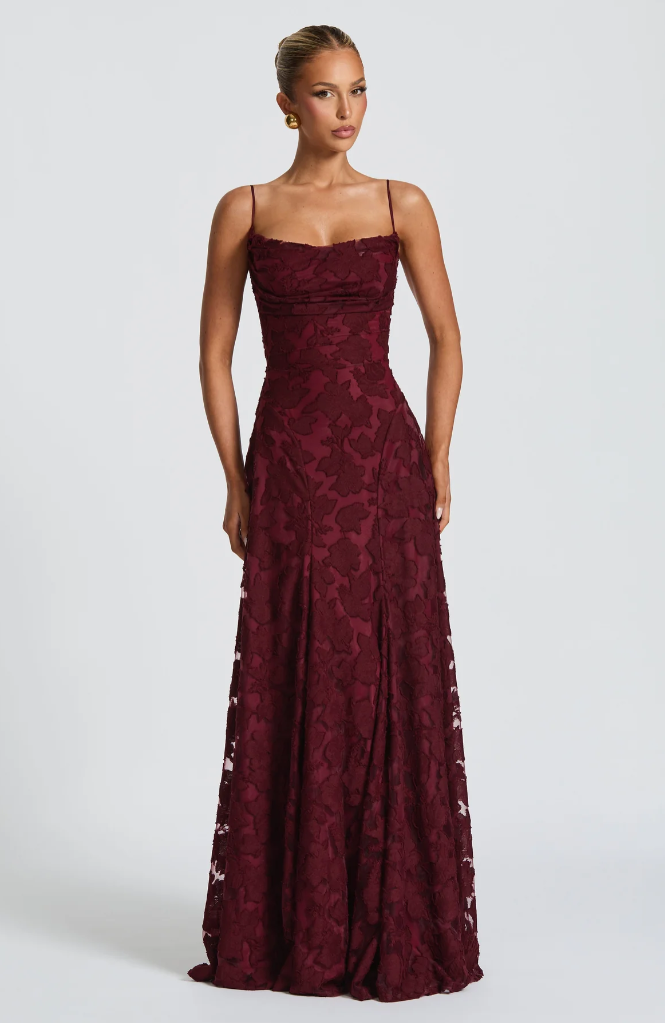 Sofia | Elegante Abito Maxi in Pizzo