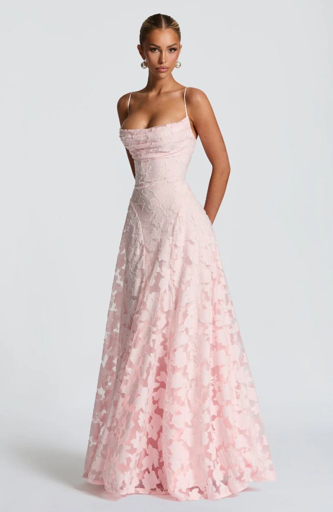 Sofia | Elegante Abito Maxi in Pizzo