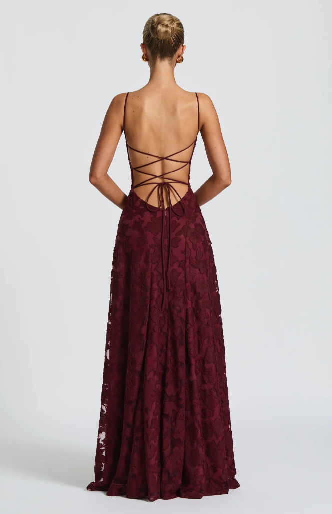 Sofia | Elegante Abito Maxi in Pizzo