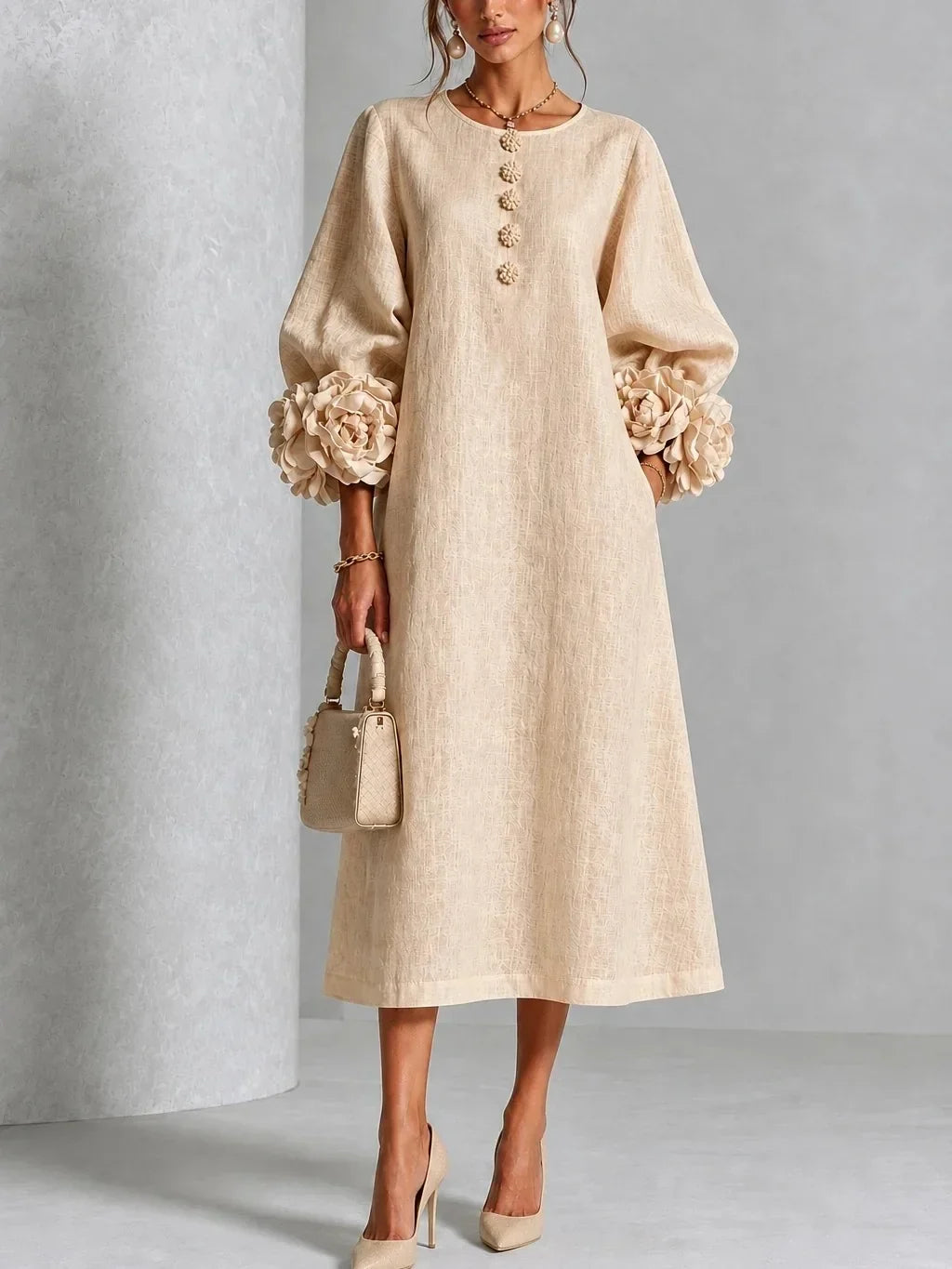 Rosalie | Vestito Floreale Midi