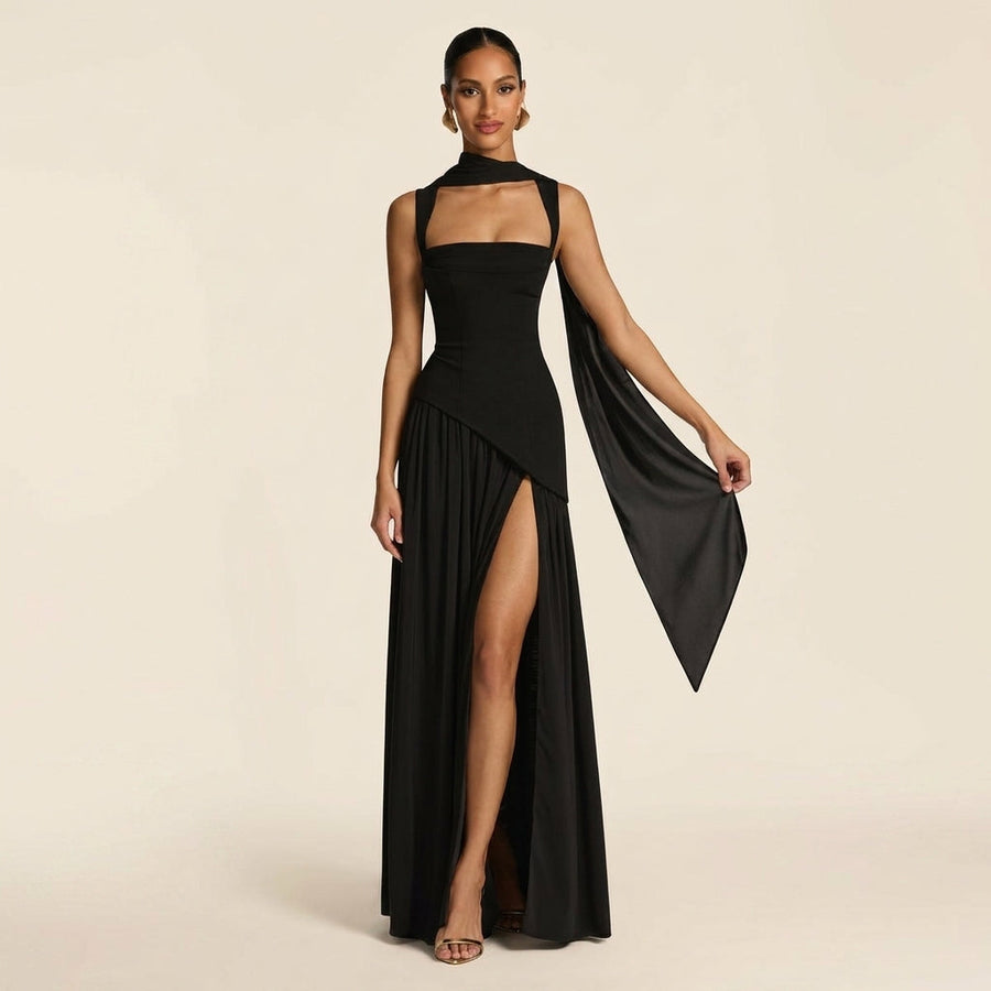 Tullulah™ | Vestito Maxi Corsetto Schiena Lace-Up
