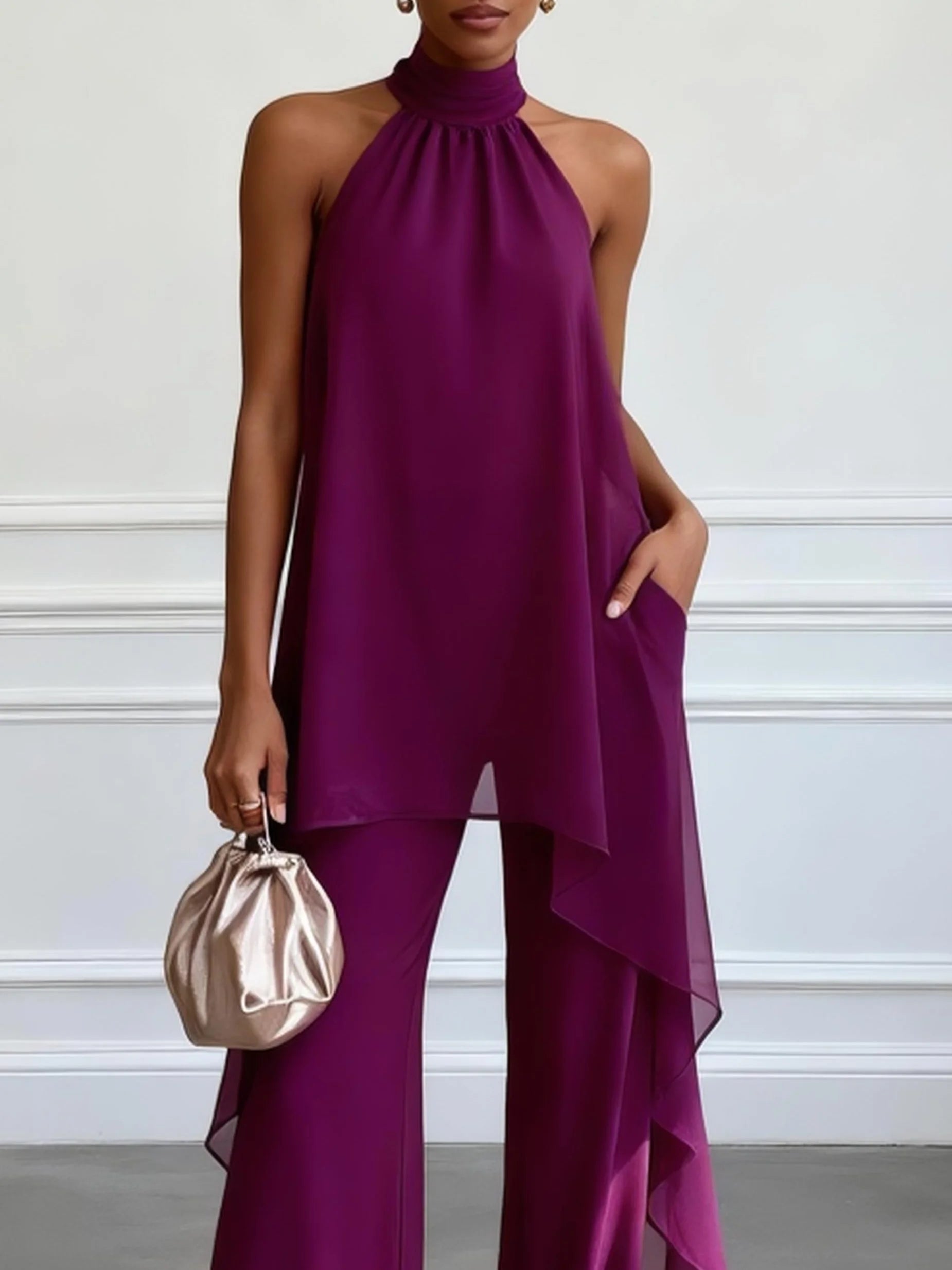 Valentina | Completo Halter Raffinato