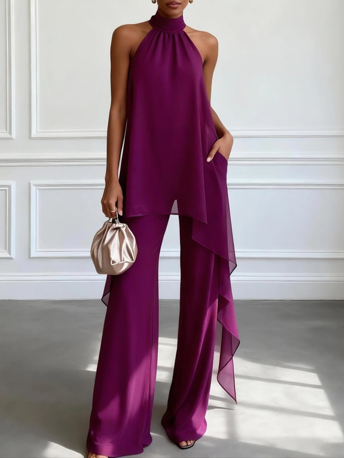 Valentina | Completo Halter Raffinato