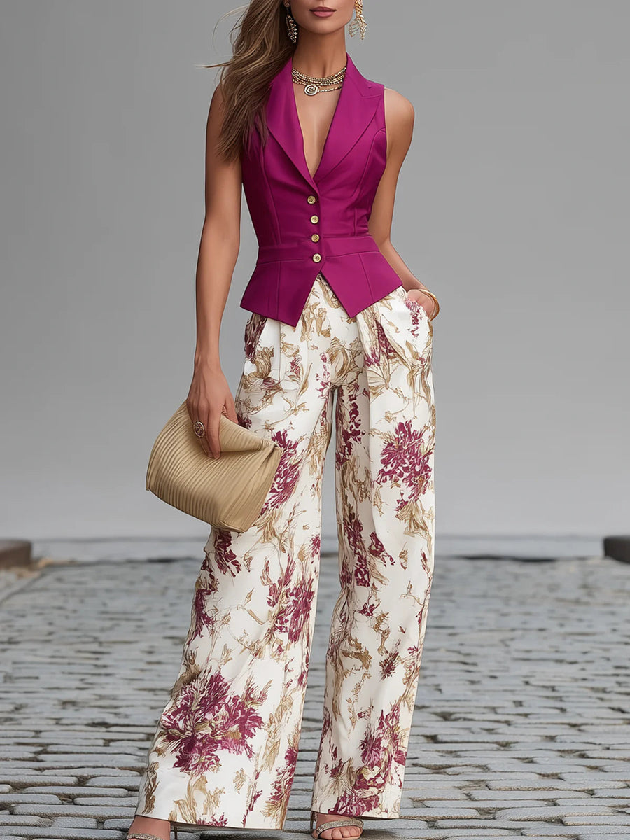 Valentina | Completo Floreale Elegante