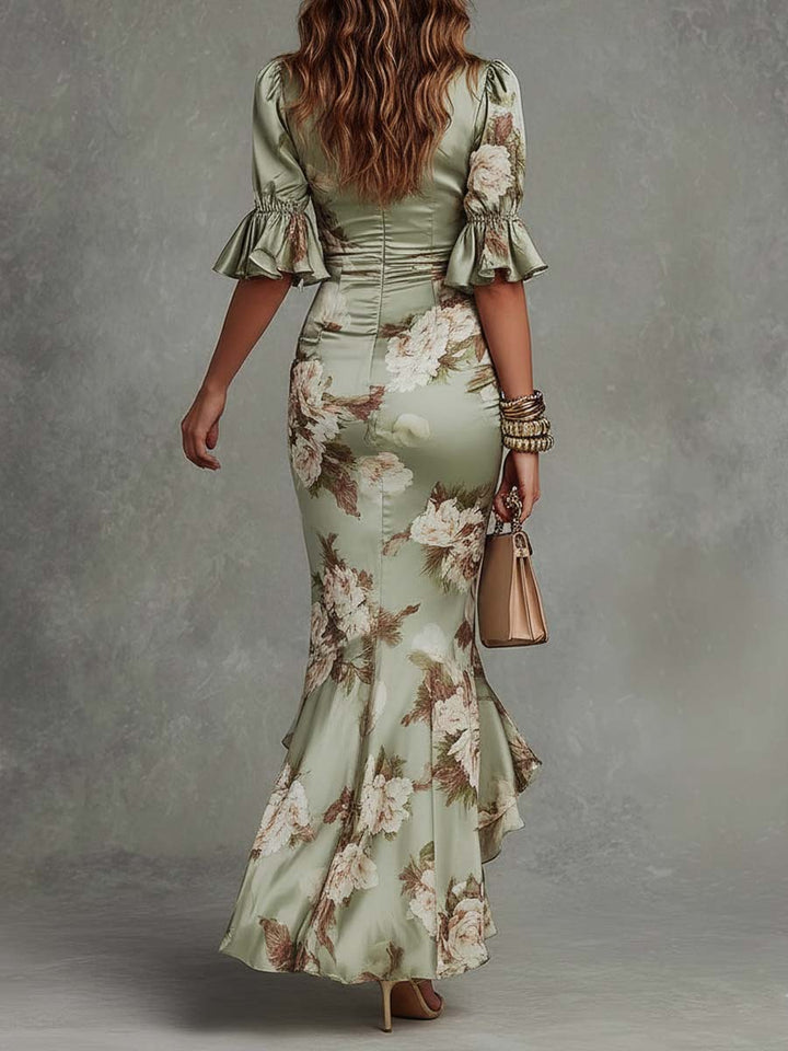 Abito Maxi Floreale — Romanticismo, freschezza ed eleganza in movimento