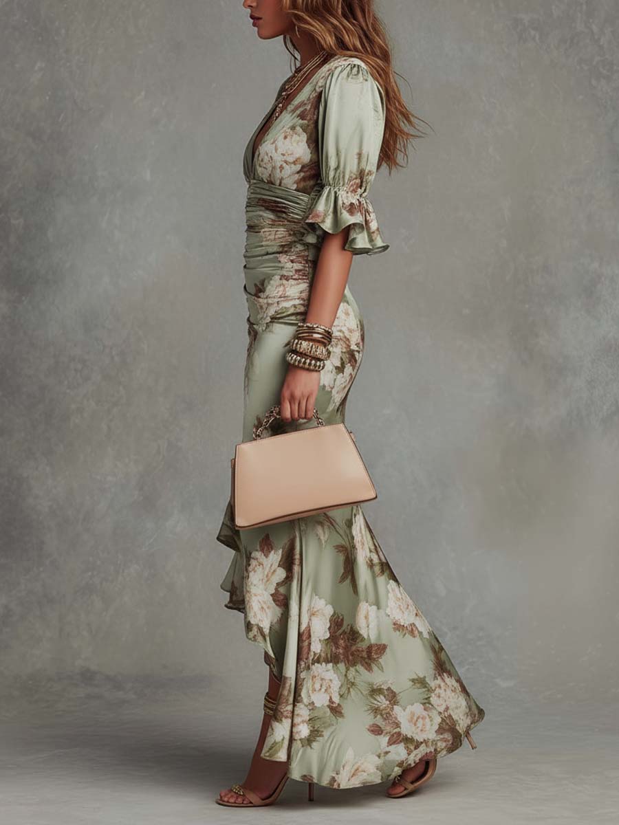 Abito Maxi Floreale — Romanticismo, freschezza ed eleganza in movimento