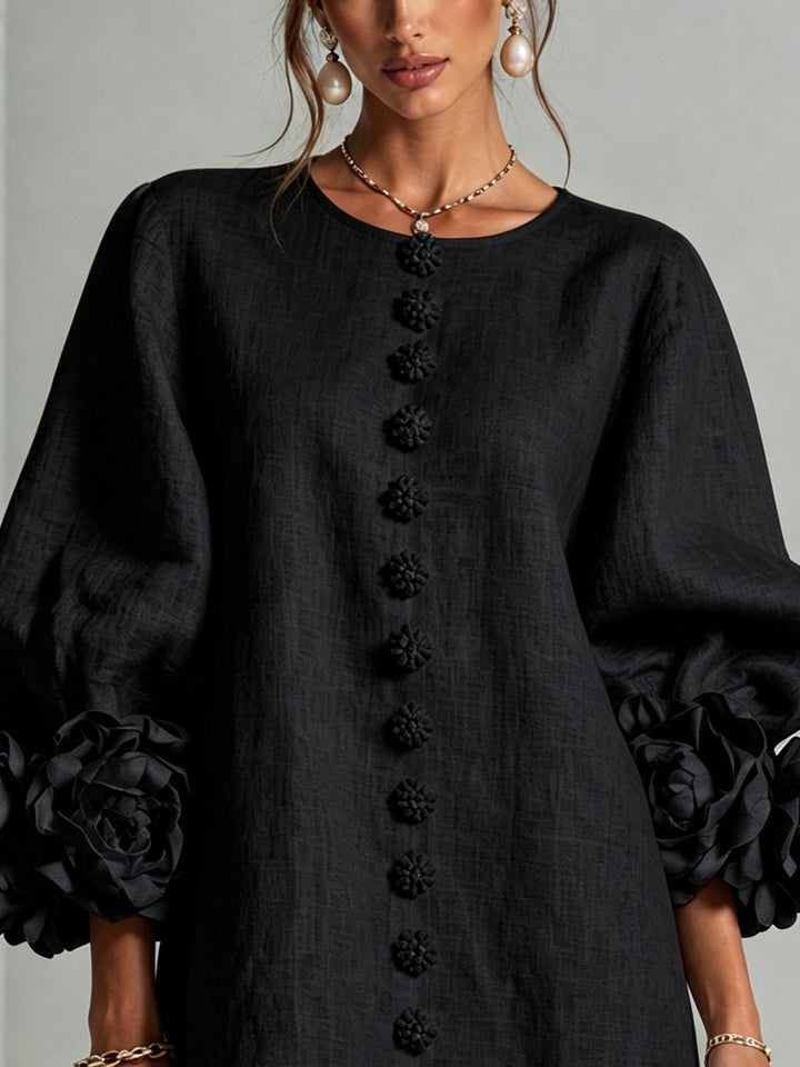 Olivia | Abito Mini Elegante Nero