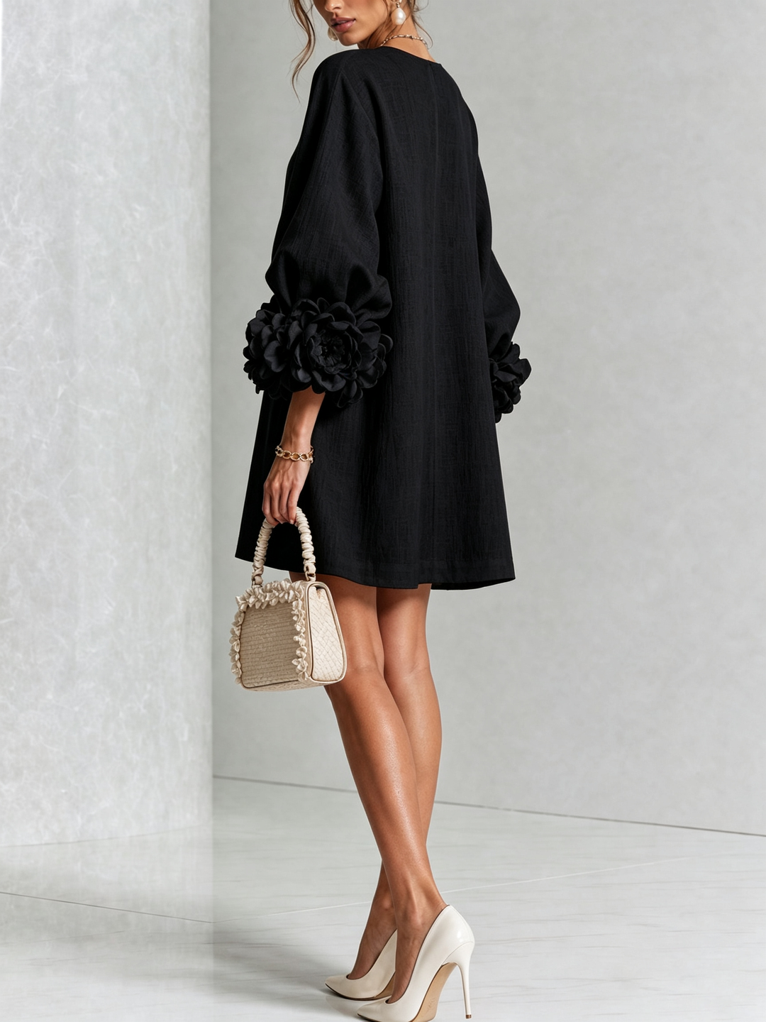 Olivia | Abito Mini Elegante Nero