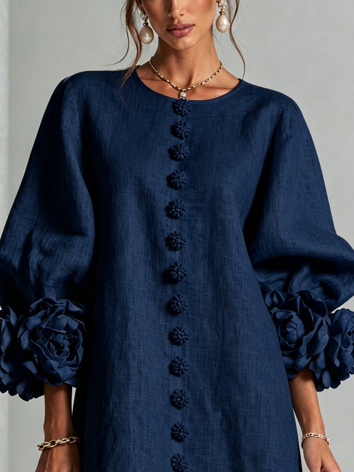 Olivia | Abito Mini Elegante Blu Navy