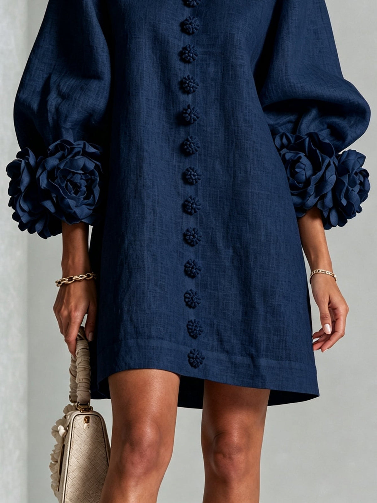 Olivia | Abito Mini Elegante Blu Navy