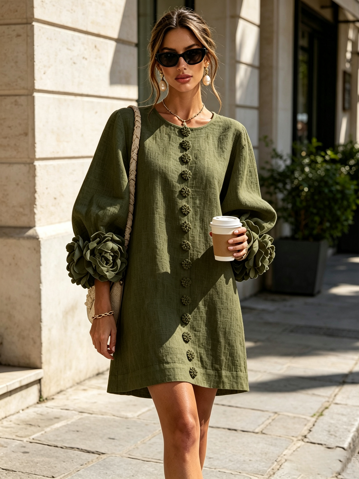 Olivia | Abito Mini Elegante Verde