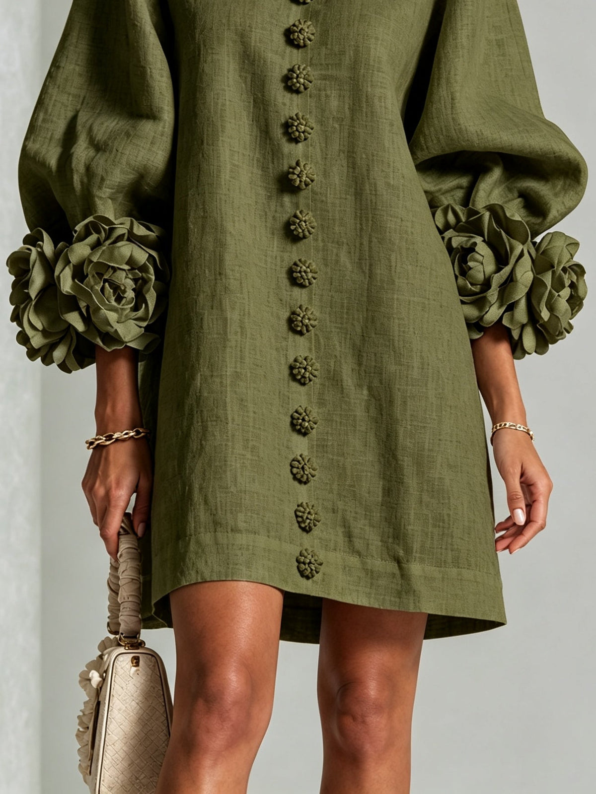 Olivia | Abito Mini Elegante Verde