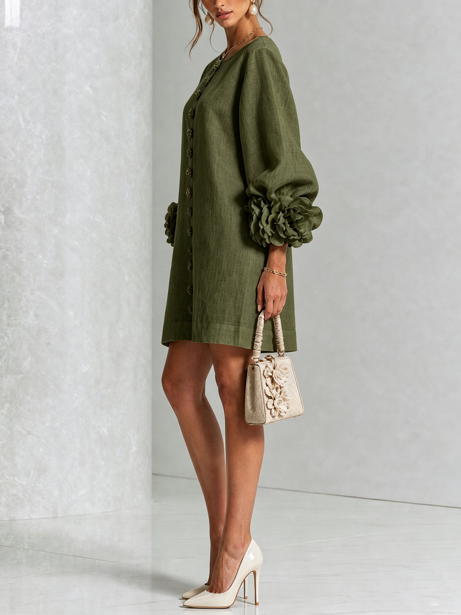 Olivia | Abito Mini Elegante Verde
