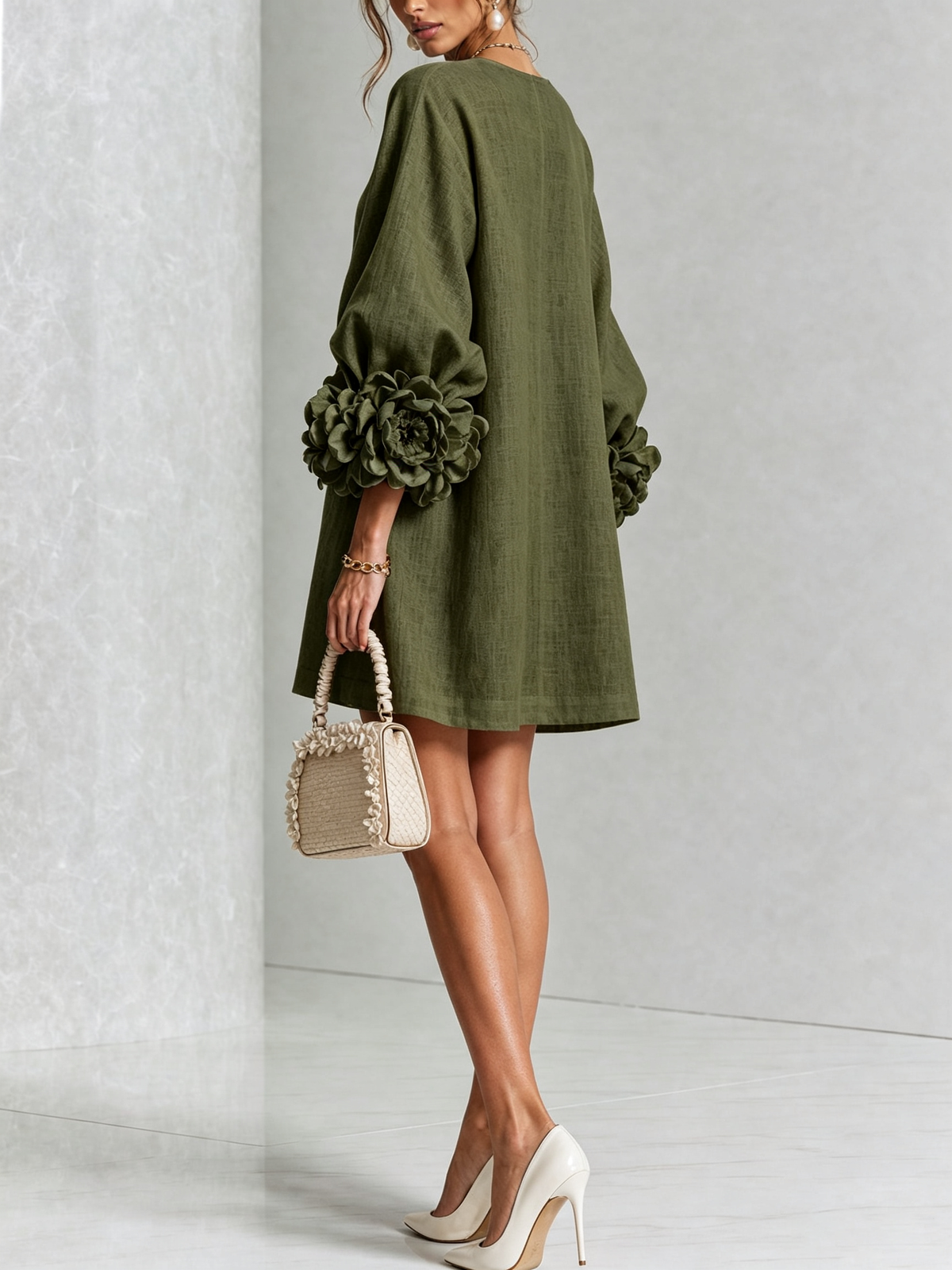 Olivia | Abito Mini Elegante Verde