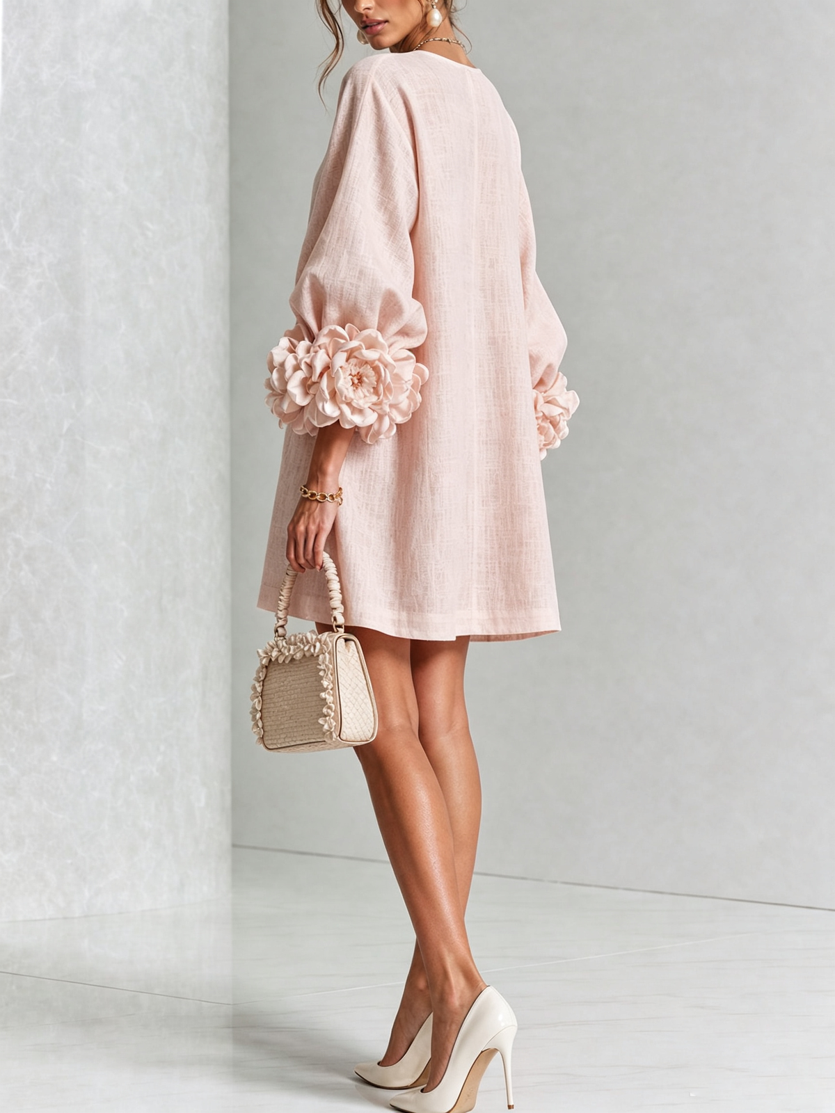Olivia | Abito Mini Elegante Rosa
