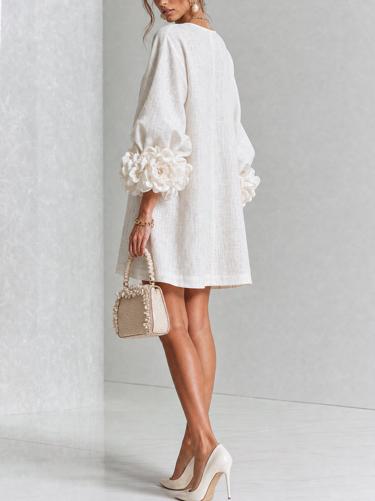 Olivia | Abito Mini Elegante Bianco
