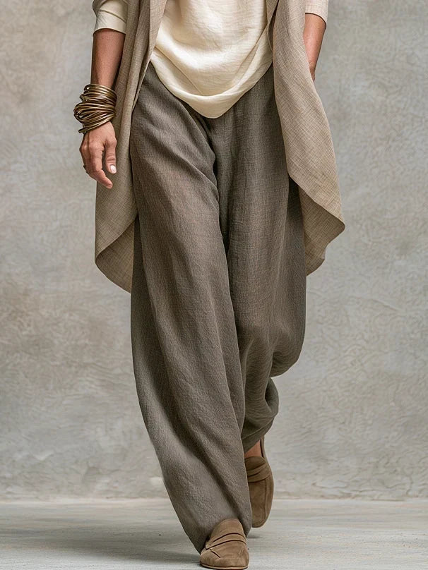 Costanza Completo di Tre Pezzi con Pantaloni Palazzo