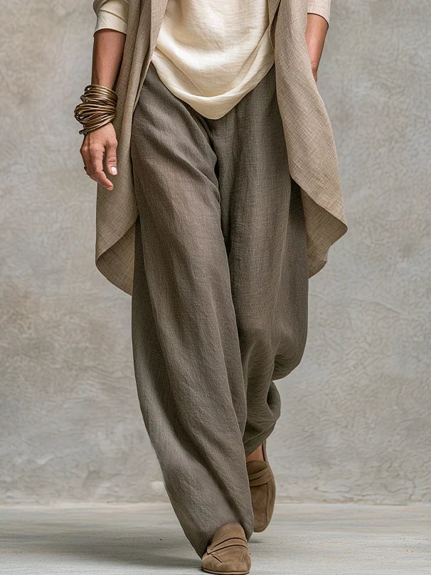 Costanza Completo di Tre Pezzi con Pantaloni Palazzo