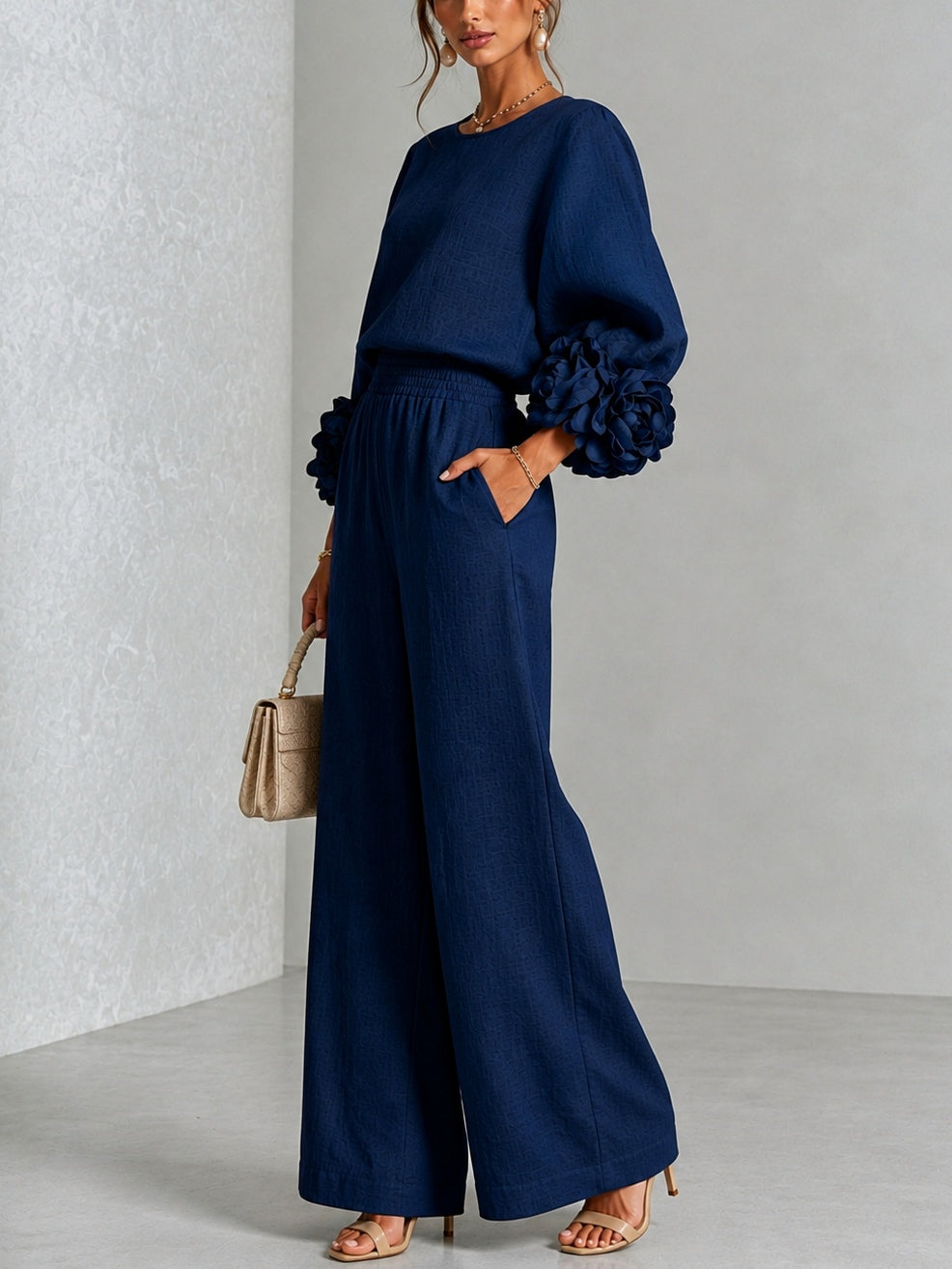 Caterina | Completo Elegante Due Pezzi in Lino