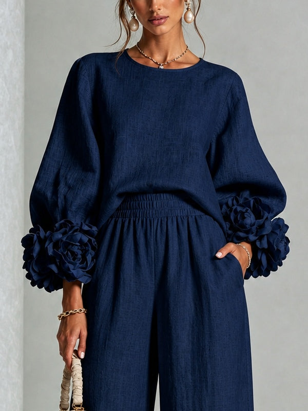Caterina | Completo Elegante Due Pezzi in Lino