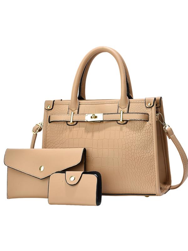 Bella Borsa - Borsa a tracolla con stampa coccodrillo