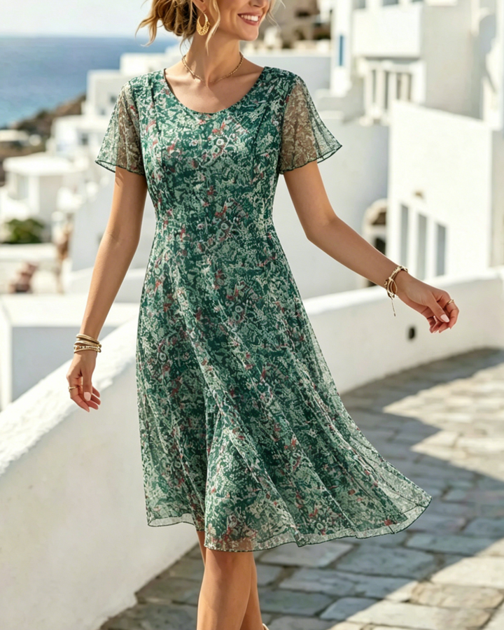 Ana | Vestito midi floreale morbido e leggero