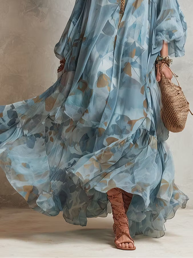Aurora | Abito Maxi Boho Elegante