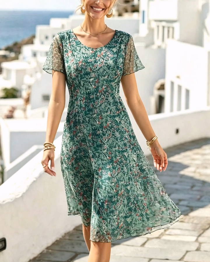 Ana | Vestito midi floreale morbido e leggero
