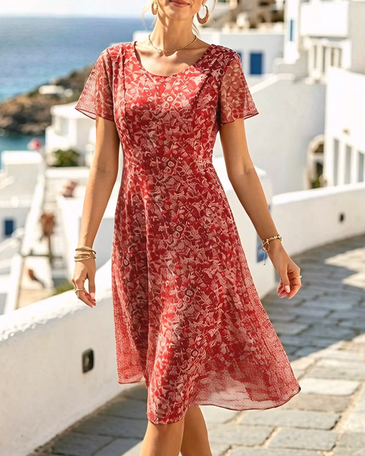 Ana | Vestito midi floreale morbido e leggero