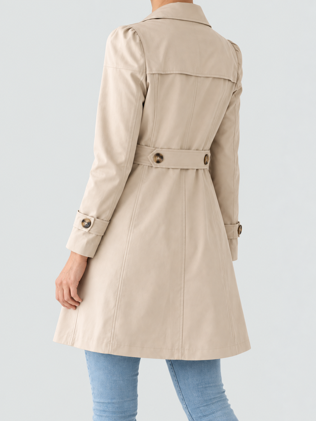 Adriana | Trench Leggero con Collo a Revers