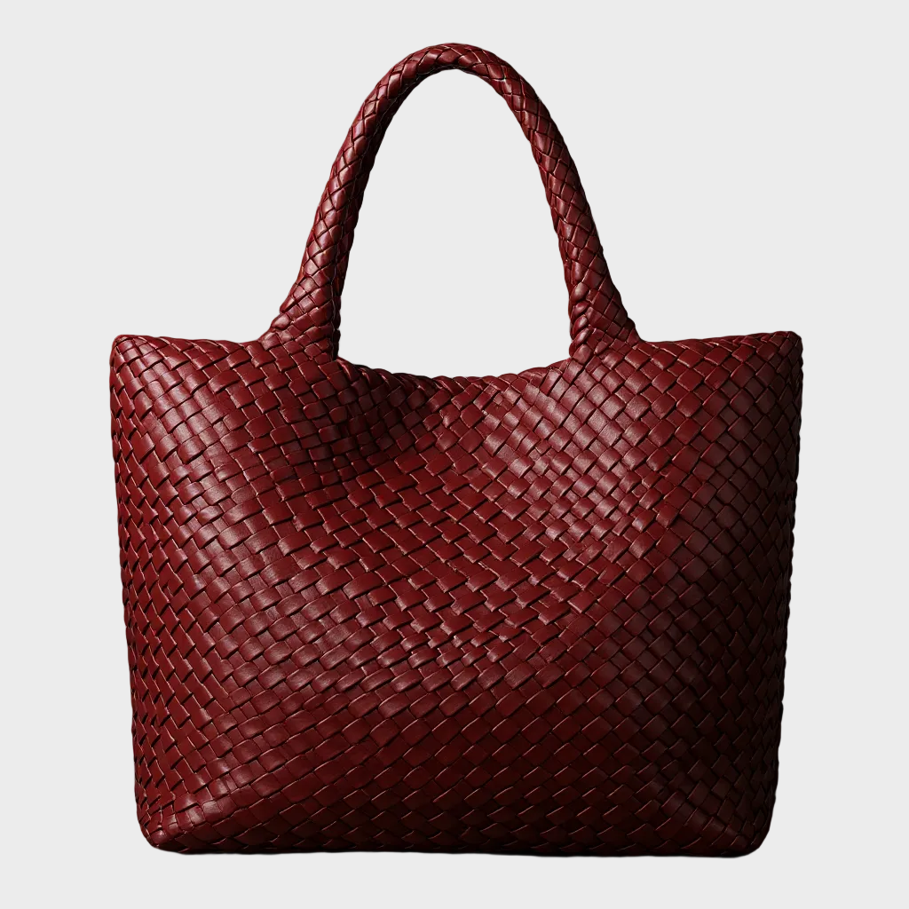 Lana | Borsa Tote in Pelle Intrecciata