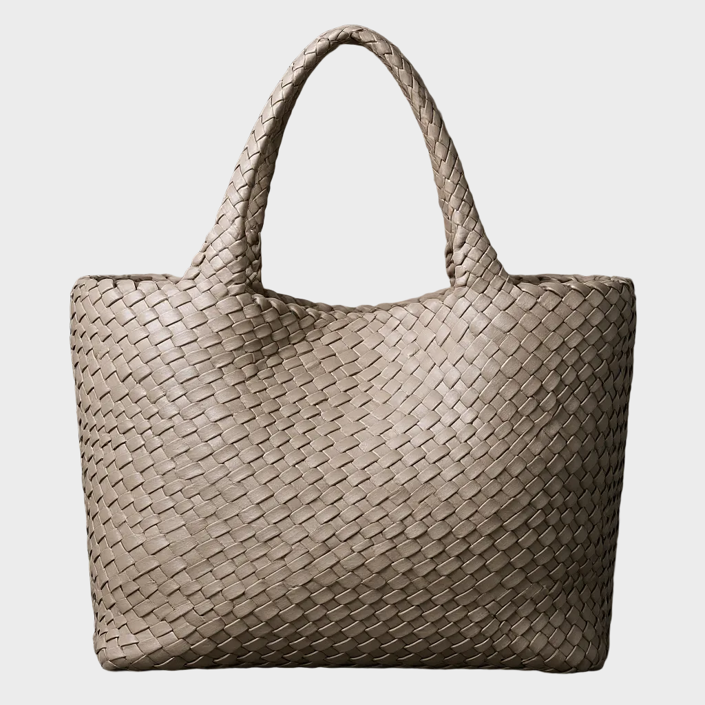 Lana | Borsa Tote in Pelle Intrecciata