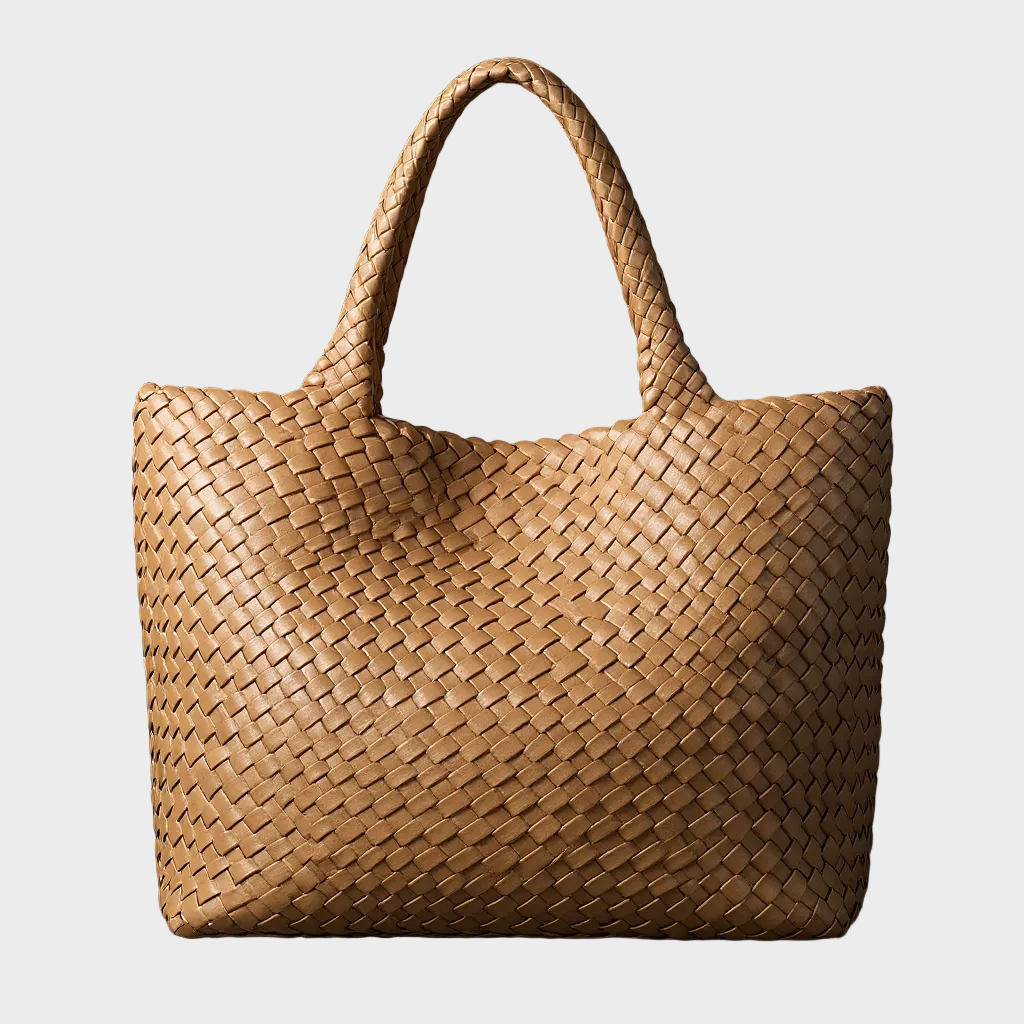Lana | Borsa Tote in Pelle Intrecciata