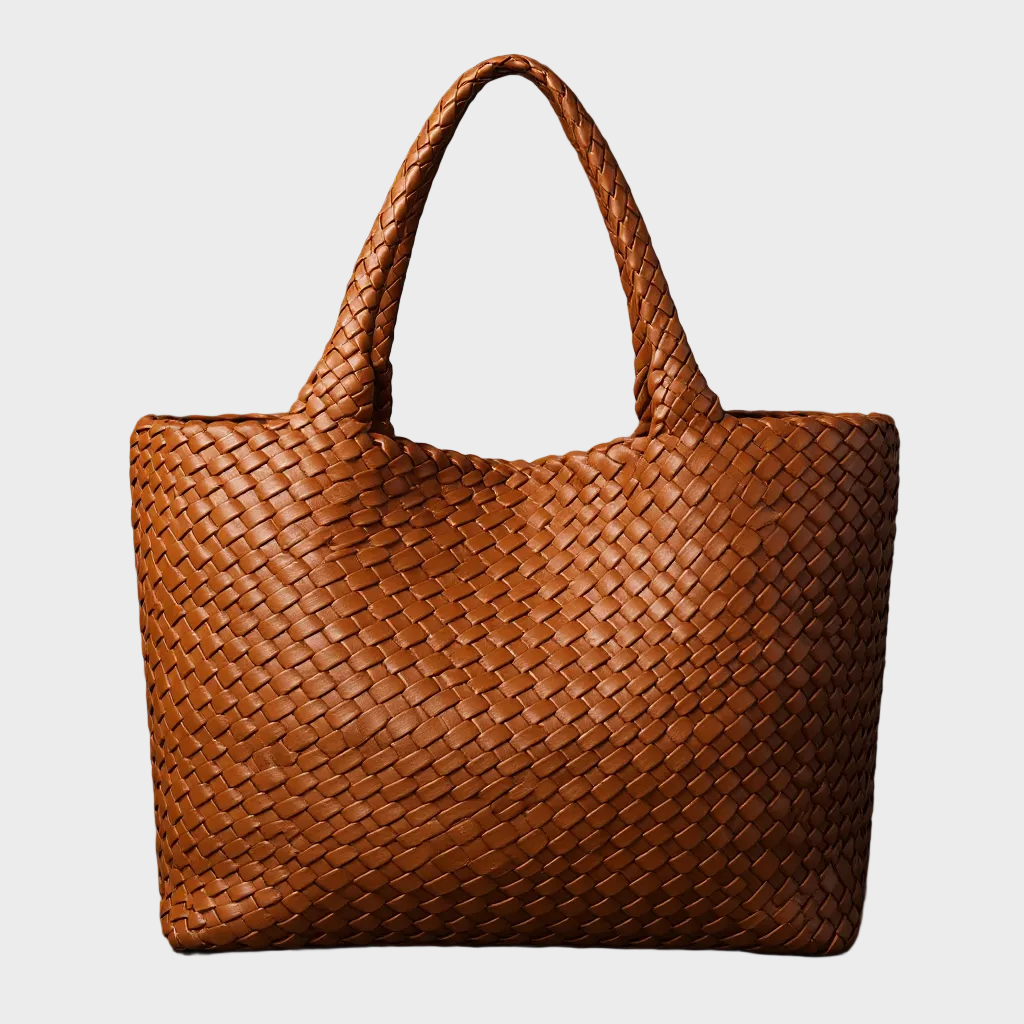 Lana | Borsa Tote in Pelle Intrecciata