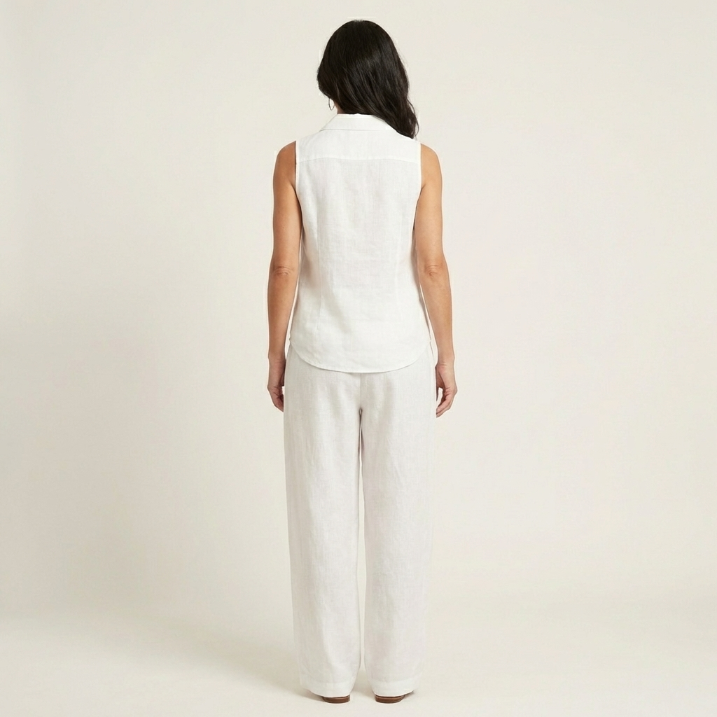 Twiila | Top avvolgente & Set pantaloni larghi
