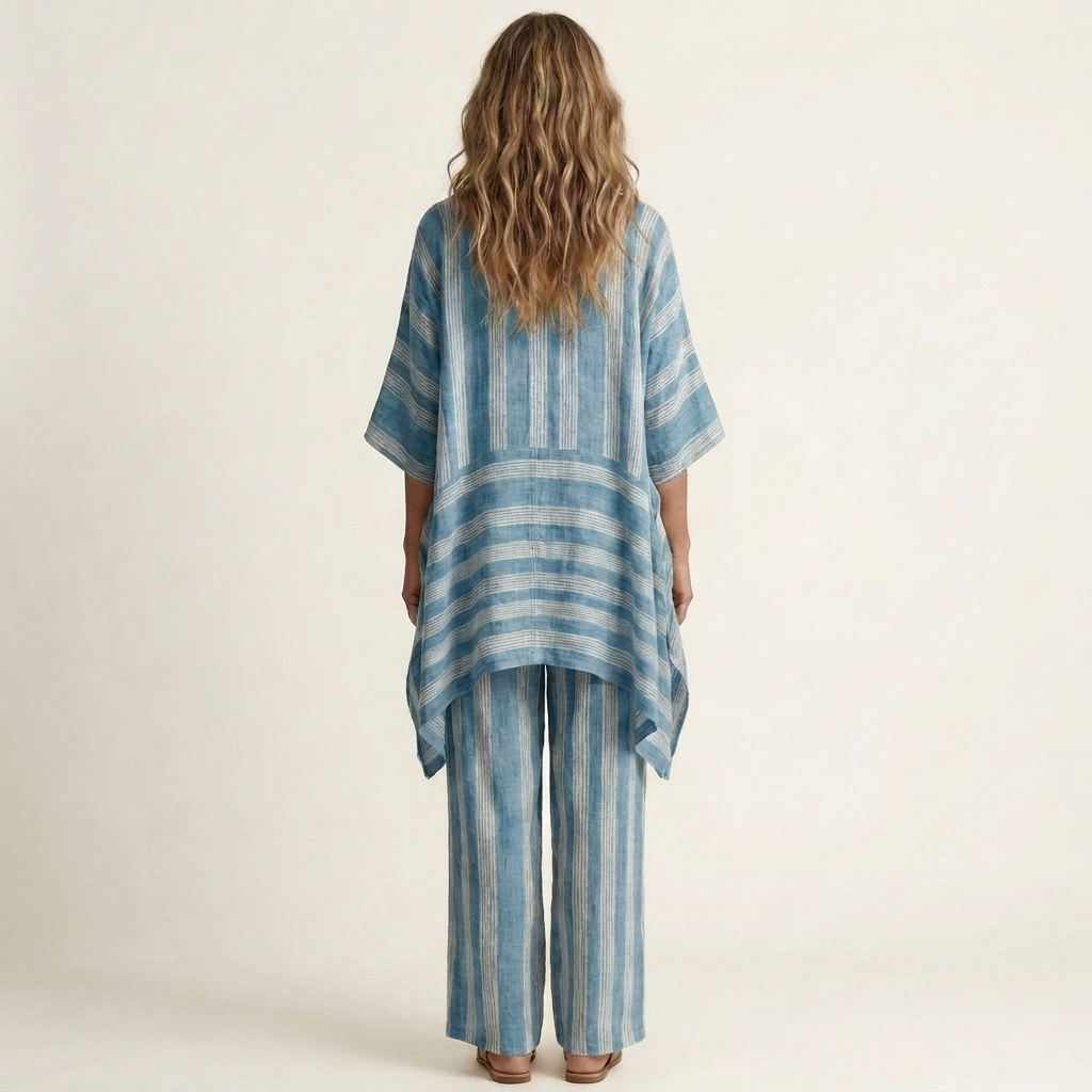Kiara | Set a righe in due pezzi